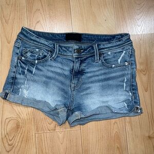 BKE Distressed Blue Jean Shorts